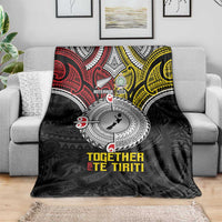 Aotearoa and Niue Mo Te Tiriti Blanket New Zealand Honour The Treaty Ake!Ake!Ake! LT9 - Polynesian Pride
