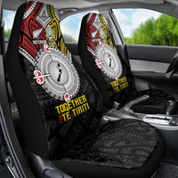 Aotearoa and Niue Mo Te Tiriti Car Seat Cover New Zealand Honour The Treaty Ake!Ake!Ake! LT9 - Polynesian Pride