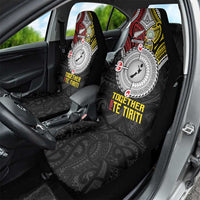 Aotearoa and Niue Mo Te Tiriti Car Seat Cover New Zealand Honour The Treaty Ake!Ake!Ake! LT9 - Polynesian Pride