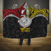 Aotearoa and Niue Mo Te Tiriti Hooded Blanket New Zealand Honour The Treaty Ake!Ake!Ake! LT9 - Polynesian Pride