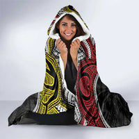 Aotearoa and Niue Mo Te Tiriti Hooded Blanket New Zealand Honour The Treaty Ake!Ake!Ake! LT9 - Polynesian Pride