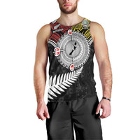 Aotearoa and Niue Mo Te Tiriti Men Tank Top New Zealand Honour The Treaty Ake!Ake!Ake! LT9 - Polynesian Pride