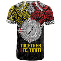 Aotearoa and Niue Mo Te Tiriti T Shirt New Zealand Honour The Treaty Ake!Ake!Ake! LT9 - Polynesian Pride
