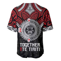 Aotearoa and Tonga Mo Te Tiriti Baseball Jersey New Zealand Honour The Treaty Ake!Ake!Ake! LT9 - Polynesian Pride