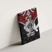 Aotearoa and Tonga Mo Te Tiriti Canvas Wall Art New Zealand Honour The Treaty Ake!Ake!Ake! LT9 - Polynesian Pride