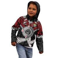 Aotearoa and Tonga Mo Te Tiriti Kid Hoodie New Zealand Honour The Treaty Ake!Ake!Ake! LT9 - Polynesian Pride