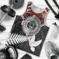 Aotearoa and Tonga Mo Te Tiriti Men Tank Top New Zealand Honour The Treaty Ake!Ake!Ake! LT9 - Polynesian Pride