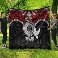 Aotearoa and Tonga Mo Te Tiriti Quilt New Zealand Honour The Treaty Ake!Ake!Ake! LT9 - Polynesian Pride