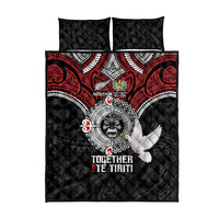 Aotearoa and Tonga Mo Te Tiriti Quilt Bed Set New Zealand Honour The Treaty Ake!Ake!Ake! LT9 - Polynesian Pride
