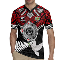 Aotearoa and Tonga Mo Te Tiriti Rugby Jersey New Zealand Honour The Treaty Ake!Ake!Ake! LT9 - Polynesian Pride