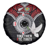 Aotearoa and Tonga Mo Te Tiriti Spare Tire Cover New Zealand Honour The Treaty Ake!Ake!Ake! LT9 - Polynesian Pride
