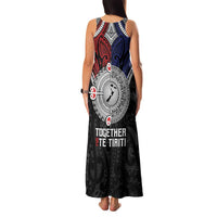 Aotearoa and Samoa Mo Te Tiriti Family Matching Tank Maxi Dress and Hawaiian Shirt Tangata Moana Stand with Tangata Whenua LT9 - Polynesian Pride