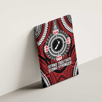 Aotearoa Proud To Be Maori Canvas Wall Art New Zealand Fight Together LT9 - Polynesian Pride