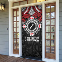 Aotearoa Proud To Be Maori Door Cover New Zealand Fight Together LT9 - Polynesian Pride