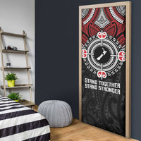Aotearoa Proud To Be Maori Door Cover New Zealand Fight Together LT9 - Polynesian Pride