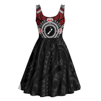 Aotearoa Proud To Be Maori Midi Dress New Zealand Fight Together LT9 - Polynesian Pride