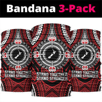 Aotearoa Proud To Be Maori Neck Gaiter New Zealand Fight Together LT9 package One Size: 25*50cm Black - Polynesian Pride
