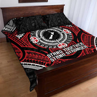 Aotearoa Proud To Be Maori Quilt Bed Set New Zealand Fight Together LT9 - Polynesian Pride
