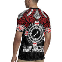 Aotearoa Proud To Be Maori Rugby Jersey New Zealand Fight Together LT9 - Polynesian Pride
