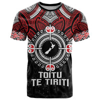 Aotearoa Proud To Be Maori T Shirt New Zealand Fight Together LT9 Red - Polynesian Pride