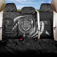 Personalised FSM Culture Day Back Car Seat Cover Hammerhead Shark Tribal 2024 LT9 One Size Black - Polynesian Pride
