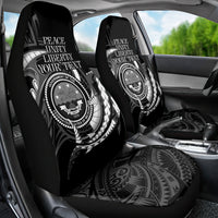 Personalised FSM Culture Day Car Seat Cover Hammerhead Shark Tribal 2024 LT9 - Polynesian Pride