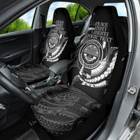 Personalised FSM Culture Day Car Seat Cover Hammerhead Shark Tribal 2024 LT9 - Polynesian Pride