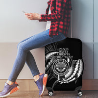 Personalised FSM Culture Day Luggage Cover Hammerhead Shark Tribal 2024 LT9 - Polynesian Pride