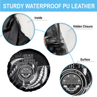 Personalised FSM Culture Day Spare Tire Cover Hammerhead Shark Tribal 2024 LT9 - Polynesian Pride