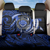 Personalised Chuuk FSM Culture Day Back Car Seat Cover Hammerhead Shark Tattoo 2024 LT9 One Size Blue - Polynesian Pride