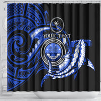 Personalised Chuuk FSM Culture Day Shower Curtain Hammerhead Shark Tattoo 2024 LT9 - Polynesian Pride