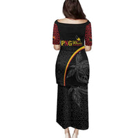 Papua New Guinea 50th Independence Day Family Matching Puletasi and Hawaiian Shirt Simple Oro Tapa Pattern LT9 - Polynesian Pride
