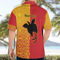 Papua New Guinea Oro Tapa Personalised Hawaiian Shirt Simple Bird of Paradise Style LT9 - Polynesian Pride