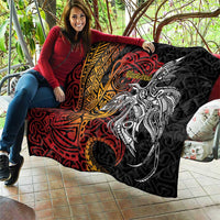 Papua New Guinea Sepik Personalised Quilt PNG Bird of Paradise Tattoo LT9 - Polynesian Pride