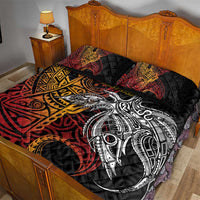 Papua New Guinea Sepik Personalised Quilt Bed Set PNG Bird of Paradise Tattoo LT9 - Polynesian Pride