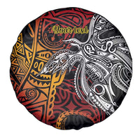 Papua New Guinea Sepik Personalised Spare Tire Cover PNG Bird of Paradise Tattoo LT9 - Polynesian Pride