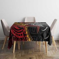 Papua New Guinea Sepik Personalised Tablecloth PNG Bird of Paradise Tattoo LT9 - Polynesian Pride
