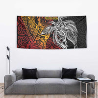 Papua New Guinea Sepik Personalised Tapestry PNG Bird of Paradise Tattoo LT9 - Polynesian Pride
