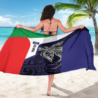 Personalised PNG Bougainville Sarong Bird of Paradise Tattoo Flag Motif LT9 - Polynesian Pride