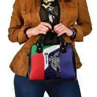 Personalised PNG Bougainville Shoulder Handbag Bird of Paradise Tattoo Flag Motif LT9 - Polynesian Pride