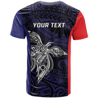 Personalised PNG Bougainville T Shirt Bird of Paradise Tattoo Flag Motif LT9 - Polynesian Pride