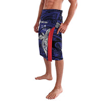 Personalised PNG Central Province Lavalava Bird of Paradise Tattoo Flag Motif LT9 - Polynesian Pride