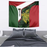 Personalised PNG Chimbu Province Tapestry Bird of Paradise Tattoo Flag Motif LT9 - Polynesian Pride