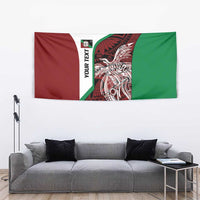 Personalised PNG East New Britain Province Tapestry Bird of Paradise Tattoo Flag Motif LT9 - Polynesian Pride