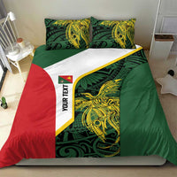 Personalised PNG East Sepik Province Bedding Set Bird of Paradise Tattoo Flag Motif LT9 - Polynesian Pride