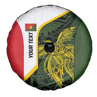 Personalised PNG Eastern Highlands Spare Tire Cover Bird of Paradise Tattoo Flag Motif LT9 - Polynesian Pride