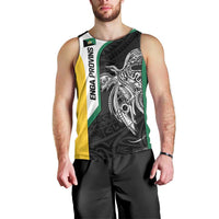 Personalised PNG Enga Province Men Tank Top Bird of Paradise Tattoo Flag Motif LT9 - Polynesian Pride