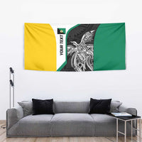 Personalised PNG Enga Province Tapestry Bird of Paradise Tattoo Flag Motif LT9 - Polynesian Pride