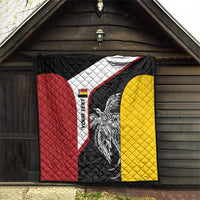 Personalised PNG Madang Province Quilt Bird of Paradise Tattoo Flag Motif LT9 - Polynesian Pride