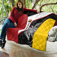Personalised PNG Madang Province Quilt Bird of Paradise Tattoo Flag Motif LT9 - Polynesian Pride